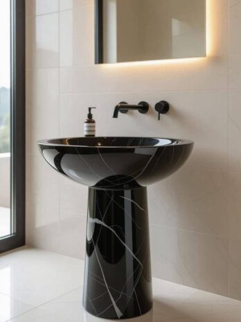 Black Pedestal Basin